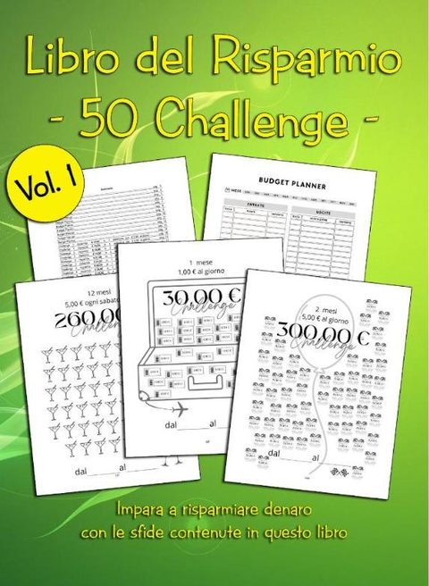 Copertina Libro del risparmio challenge